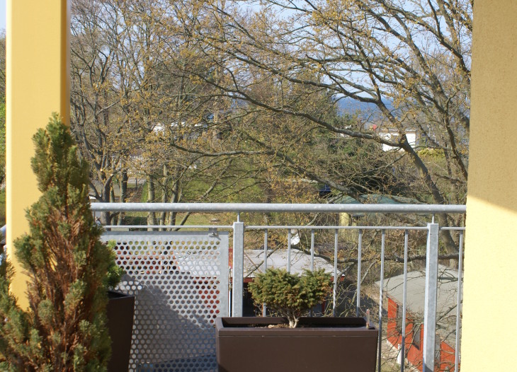 Balkon mit Blick zur Ostsee